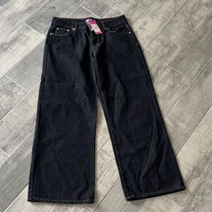 Edikted Woman Black Relaxed Jeans NWT